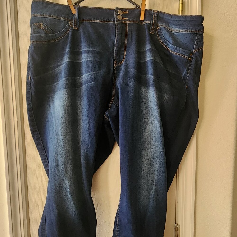 Royalty For Me WannaBettaButt? Dark Blue Jeans size 22W